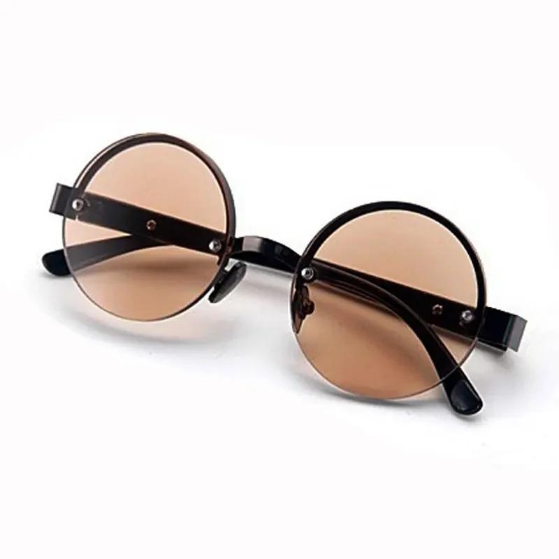 Мужские очки для чтения с линзами HD, модные круглые очки для пресбиопии с кристаллической оправой, очки в стиле ретро с диоптриями против усталости