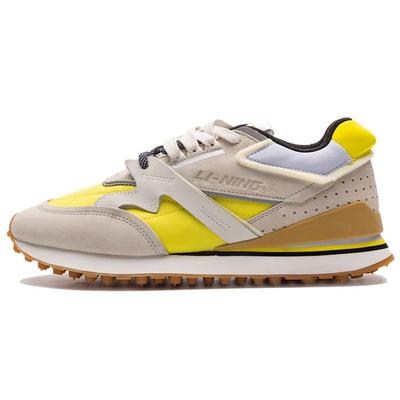 Кроссовки Li Ning 001 Classic Shock Absorbing Non-Slip Durable Lightweight Low Top Women sleeve Deep-Yellow AGCP382-3
