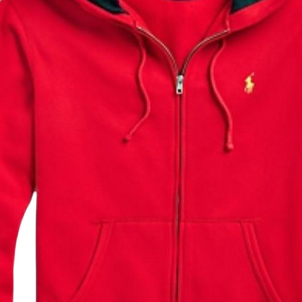 Polo Ralph Lauren FW24 Logo Embroidered Hooded Zip-Up Long Sleeve Sweatshirt Men Sweatshirt 710853207-007