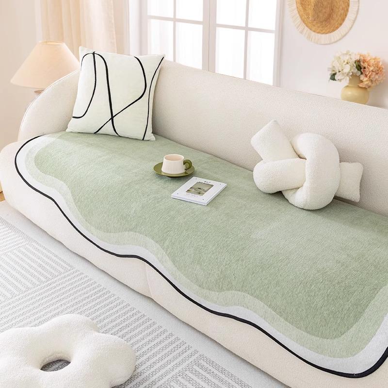 All-Season Non-Slip Irregular Shaped Sofa Cushions: New Style High-Grade Leather Cover