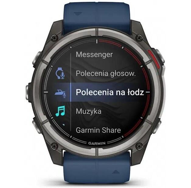 Умные часы Garmin Quatix 8 51mm синие
