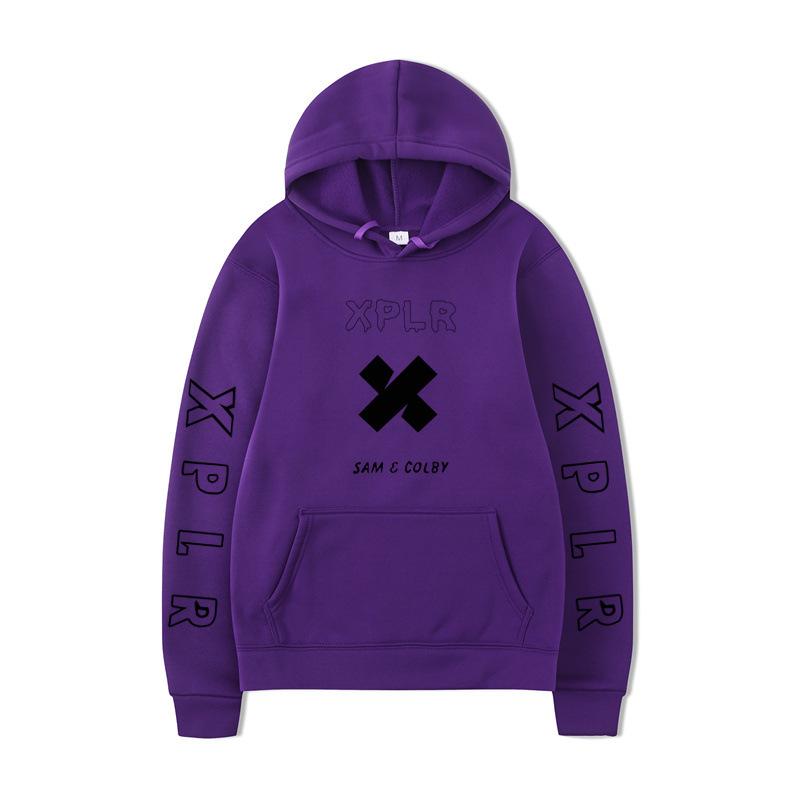 Autumn Winter Sam and Colby Printed Men's Hoodie Brand Hoody Clothes Vintage Fashion Casual Unisex Long Sleeve Pullovers