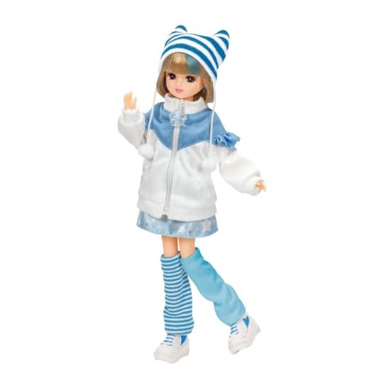 Takara Tomy Licca-chan Doll LD-17 Harajuku Subculture Girl Dress-up Pretend Play Toy Ages 3 and up