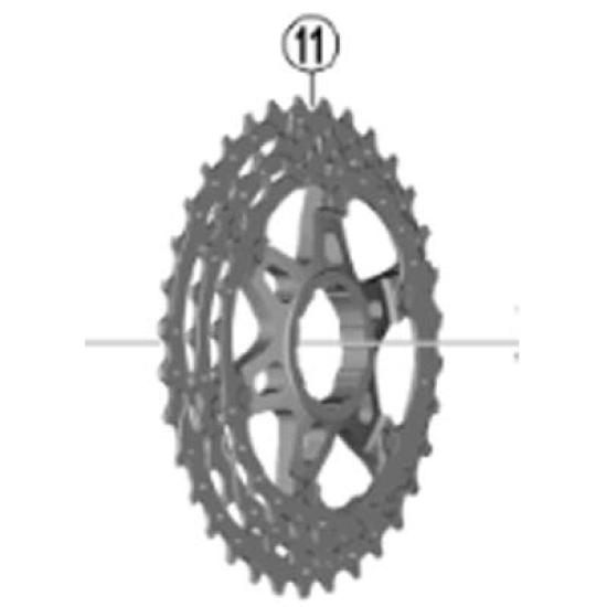 SHIMANO Ремонтные детали редуктора Y1WX98020 (27-30-34Т) CS-HG700-11