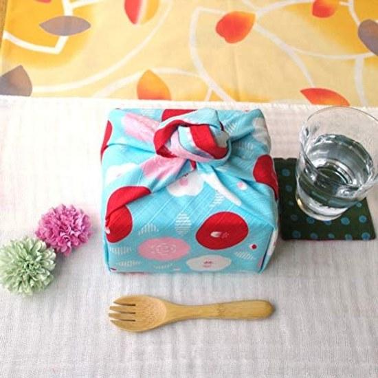 Miyamoto-Towel Made Japan Furoshiki Okami-san no Kofuroshiki 5050cm Striped Houndstooth 30045