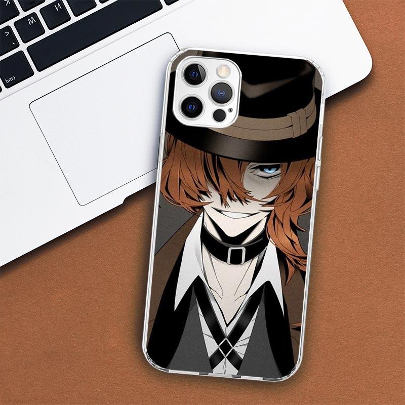 Чехол для телефона Bungo Stray Dogs Накахара Чуя Для iPhone 11 12 13 Mini 14 15 Plus 17 Air 16 Pro Max 16E 7 8 SE 2020 Индивидуальный Pri