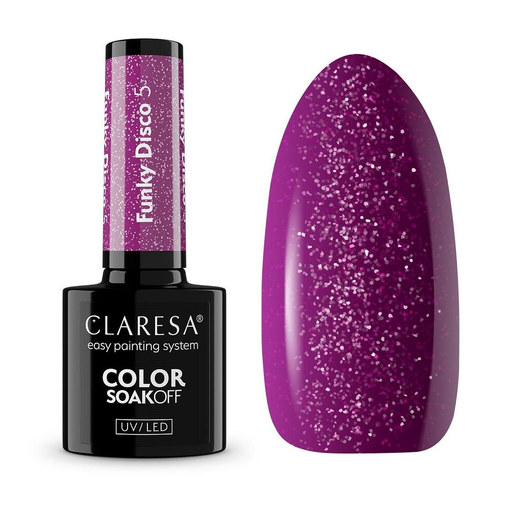 Claresa Soak Off UV/LED гель-лак Funky Disco 5,5 г