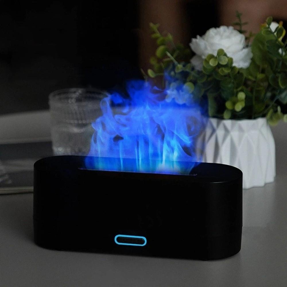 160mL Capacity Smart Aroma Diffuser RGB Flame Ultrasonic Mist Maker Aromatherapy