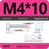 Набор оцинкованных шестигранных болтов и гаек - Класс прочности 4.8, Размеры от M4 до M30