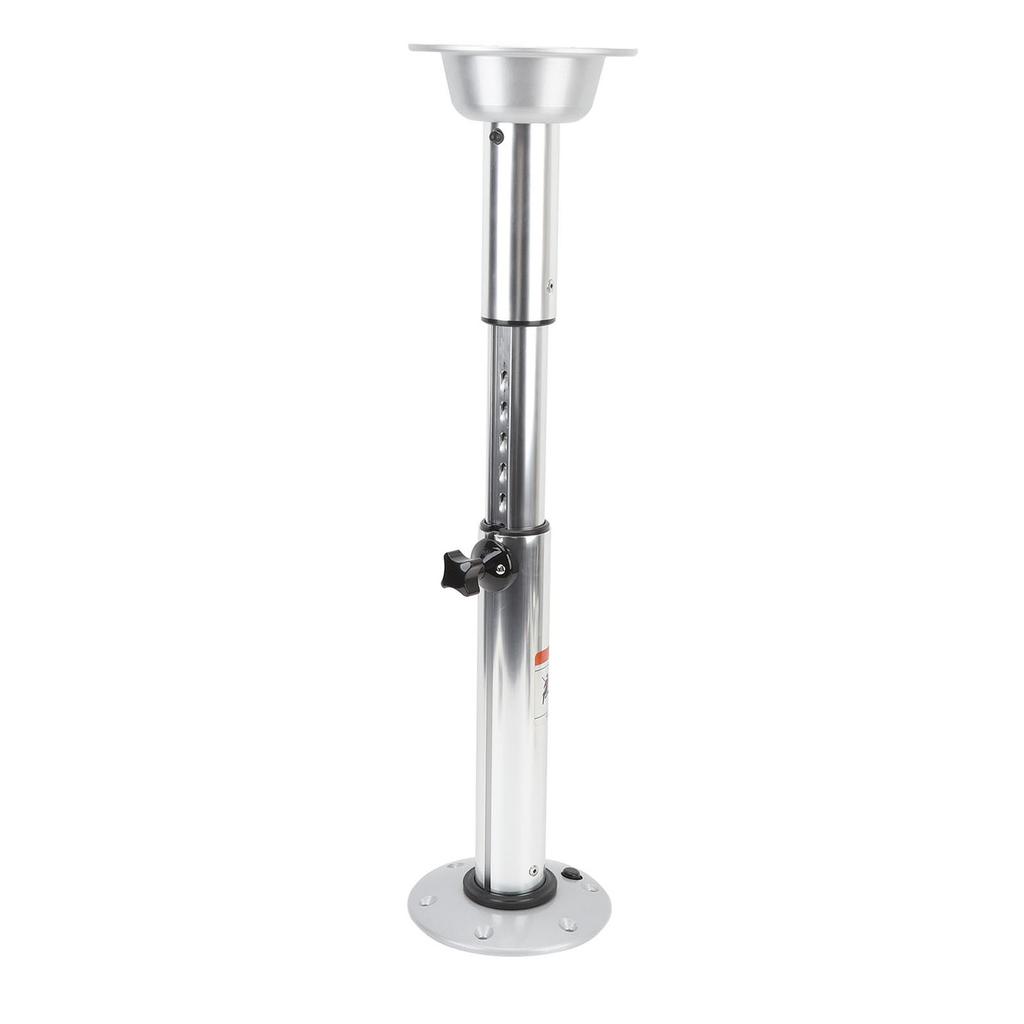 RV Table Pedestal Base Stand Detachable 7 Adjustable Height Aluminum Alloy Table Pedestal Leg Base for Caravan Boat