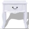 Nightstands (Set of 2) White MDF