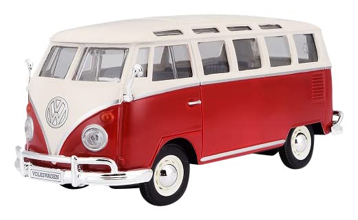 Kyosho Maisto 1/25 Volkswagen Samba White/Red Finished Product