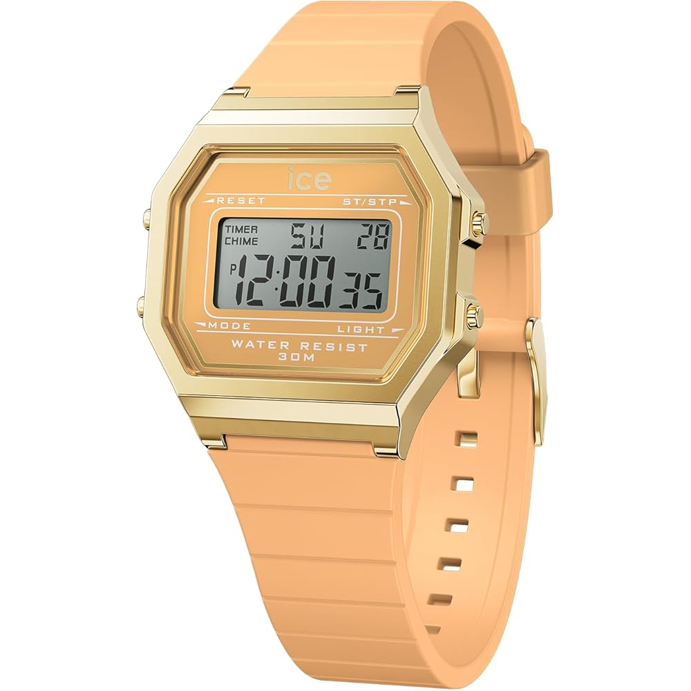 Ice Watch ICE Digit Retro Цифровые женские часы 022057 Персиковая кожа Маленькие