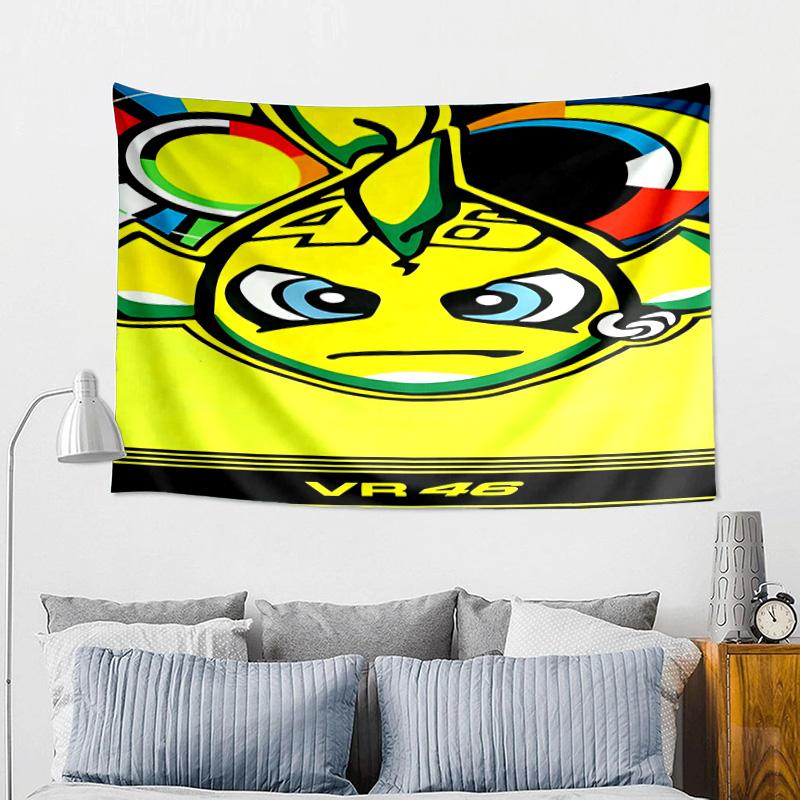 Yellow Racing Gear Tapestry, Unique Design Tapestry, Wall Decor for Bedroom,Livingroom, Playroom,Heartwarming Fan Holiday Gifts