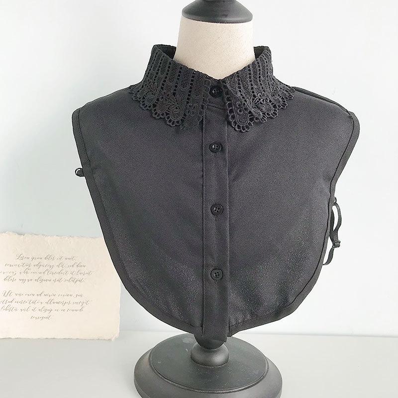 Women's Versatile White Lace Fake Shirt Collar for Spring and Autumn
