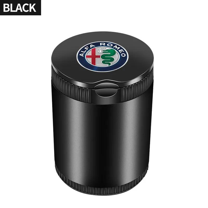 Car Cigarette Ashtray Cup Holder Cigar Ash Tray Container For Alfa Romeo Giulia Stelvio Giulietta 156 159 147 Mito Tonale GT yu52