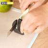 Портативная мини-точилка для кухонных ножей, аксессуары для кемпинга, кухни, дома, точилка