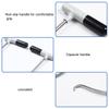 2Pcs Paintless Dent Remover Hook Tool Car Dent Repair Tool Rods Automotive Body Dent Repairing Pry Bar Dent Removal Rods