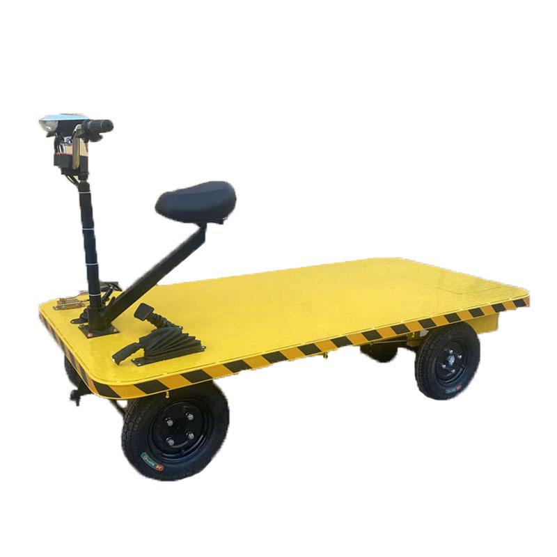 Electric 1-Ton Flatbed Cart for Orchard, Greenhouse, and Construction Cargo Transport