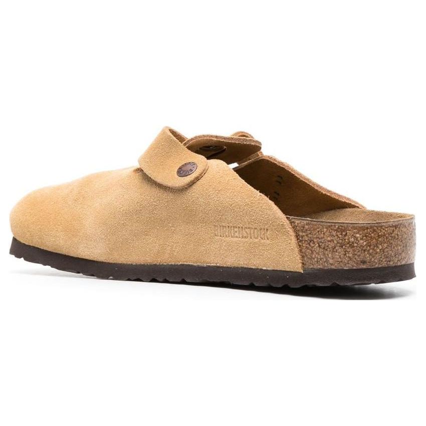 Birkenstock Мужские кроссовки Boston из замши, цвет латте-кремовый 1026181