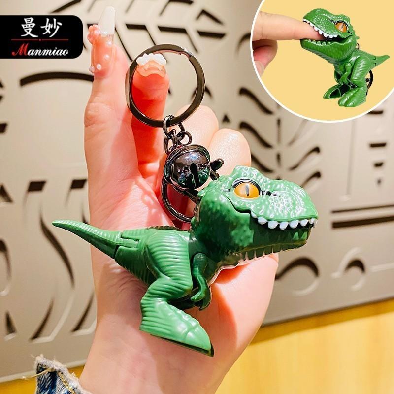 Delightful Biting T-rex Keychain Cute Dinosaur Accessory Ideal For Kids Backpacks