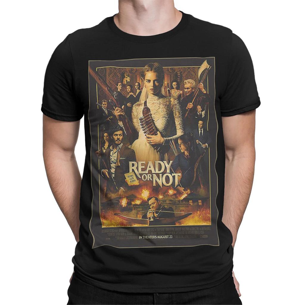 Ready Or Not Movie Horror Comedy Graphic Tee Unisex Film T-Shirt