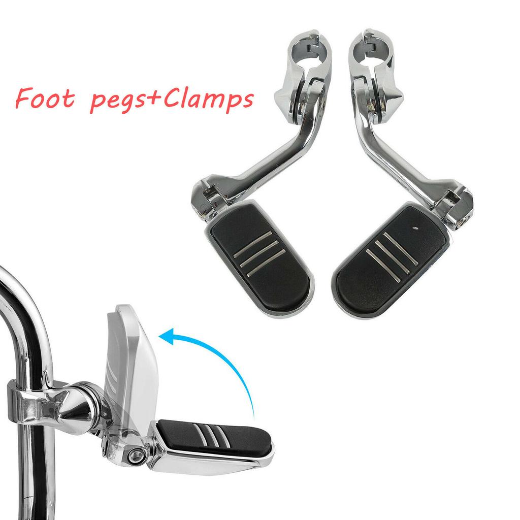 Универсальная подставка для ног мотоцикла, защита двигателя, подножки, крепление для Harley Honda Kawasaki Suzuki 1 1/4"