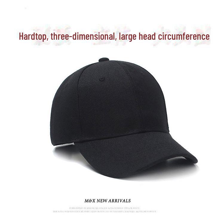 Men's Custom Logo Baseball Cap - Solid Color, Sun Protection, All-Match Design