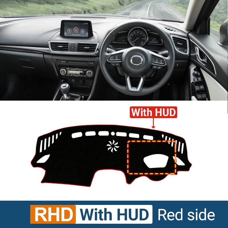 Для Mazda 3 BM BN Axela 2014 2015 2016 2017 2018 Автомобильная Накладка на Панель Приборов Солнцезащитный Коврик на Панель Приборов Аксессуары