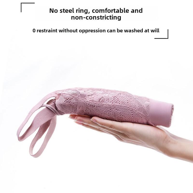 New Large Size Thin Full Cup Underwear Women's No Steel Ring Gathered Adjustable Bra Sexy Lace Collection Bra