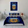 Blue bedding featuring AFA logo. Bedding sets Duvet cover sets Duvet covers Pillowcases(1 * Duvet Cover 2 * Pillowcases without duvet insert)