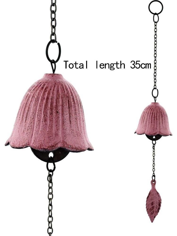 Creative Japanese Cast Iron Wind Chime Hanging Decoration Metal Retro Wind Chime Balcony Outdoor Garden Hanging Camping Festival Party Home Decoration