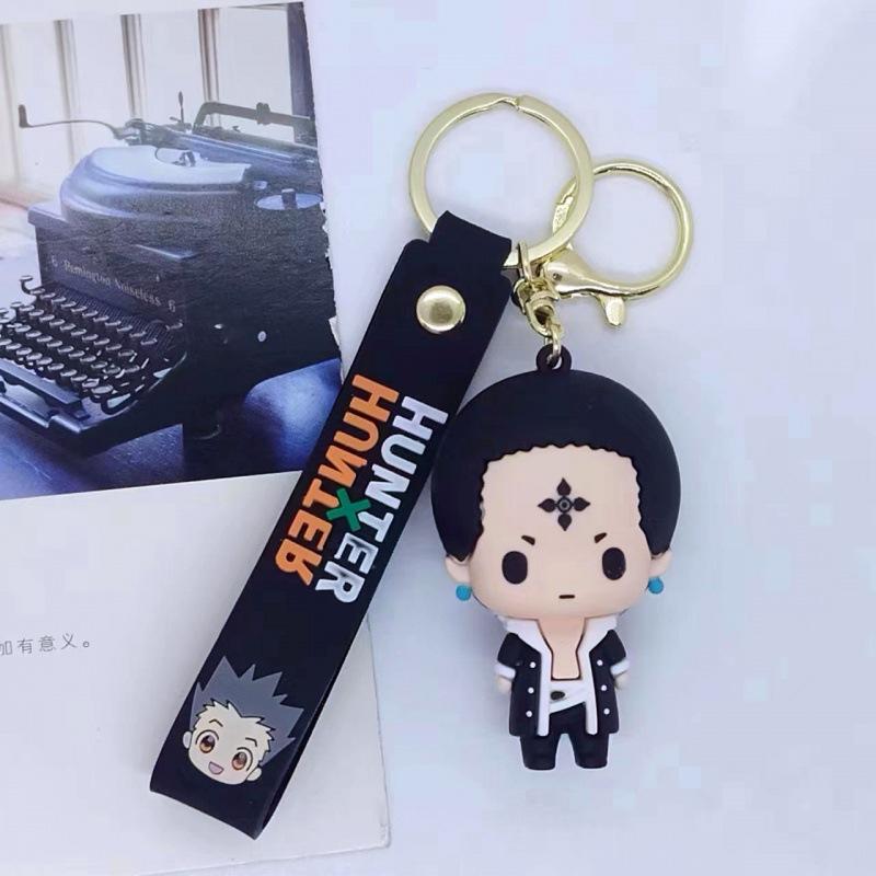 HUNTER X HUNTER Брелок-фигурка Аниме Мультфильм ГОН ФРИКССС Кукла Подвеска Брелок Держатель для ключей автомобиля Аксессуары Украшения Игрушка для детей Подарки