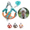 Шлейка для собаки с комплектом поводков длиной 1,5 м без тяги, регулируемый светоотражающий дышащий шлейка для собак, щенков и кошек