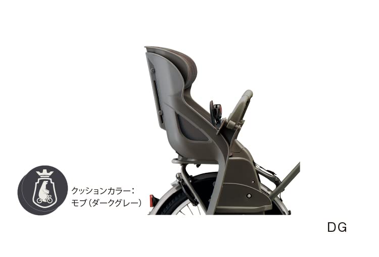 BRIDGESTONE Заднее детское сиденье для серии Bikke темно-серое P6668 A551805DG RCS-BIK5