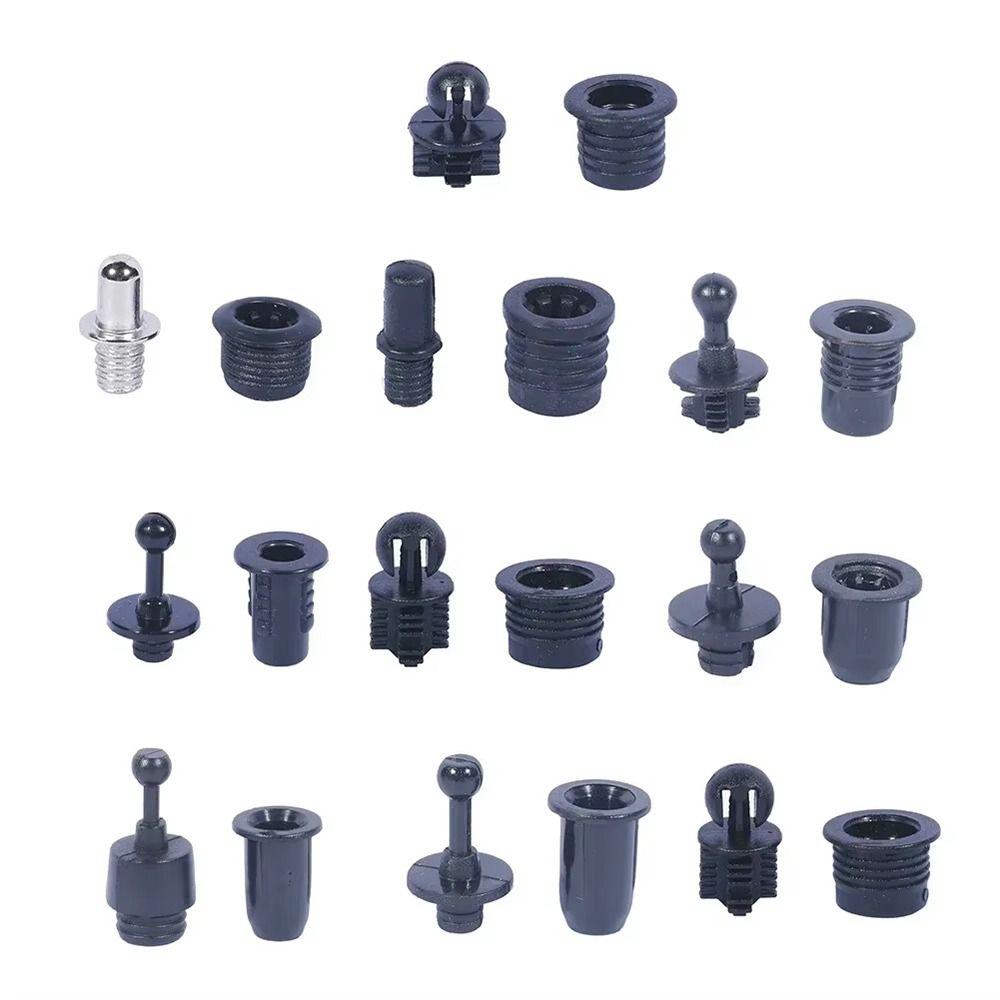 10Pairs Screw Clip Speaker Grill Pegs Kit DIY Plastic Audio Speaker Buckles Pin Type Ball Socket Net Cover Buckles