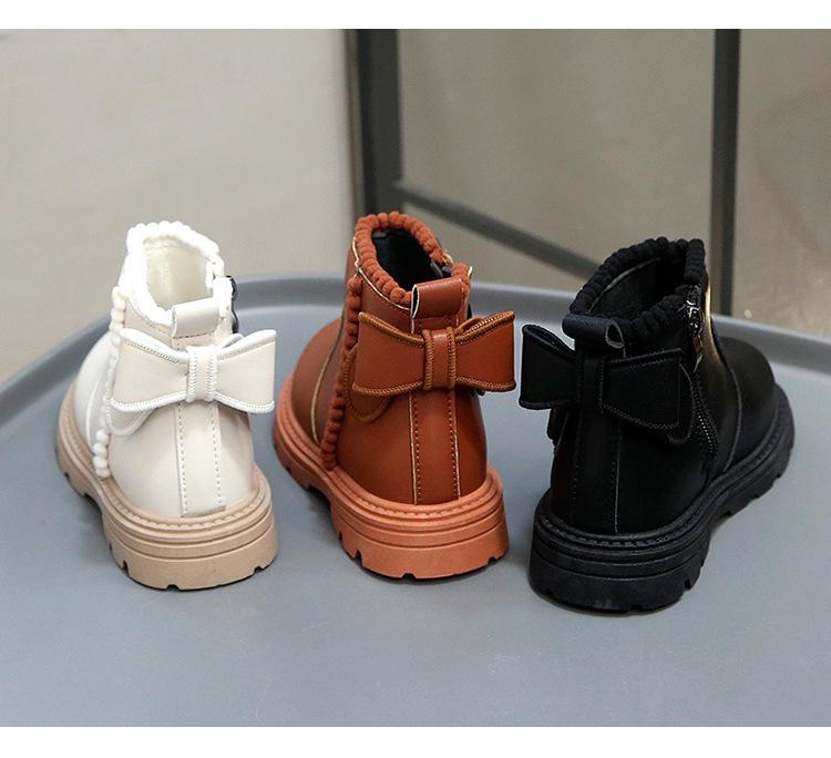 Модные мартинсы для девочек: Осень/Зима 2025 с Мягкой Подошвой и Вельветом, Дизайн Принцессы до Щиколотки.