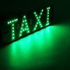 LED Indicator Light Waterproof Lamp with Car Windshield Light USB Power Taxi Sign Stickers for Ride-Hailing