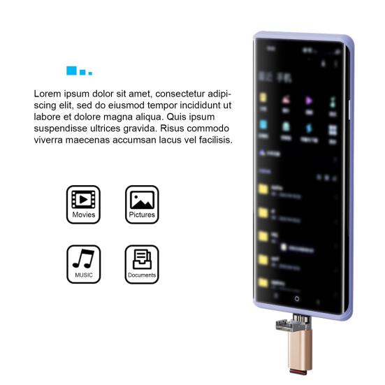 Умное USB-устройство чтения 2-в-1 для карт типа C Компактное высокоскоростное портативное устройство Не требует драйверов Универсальное