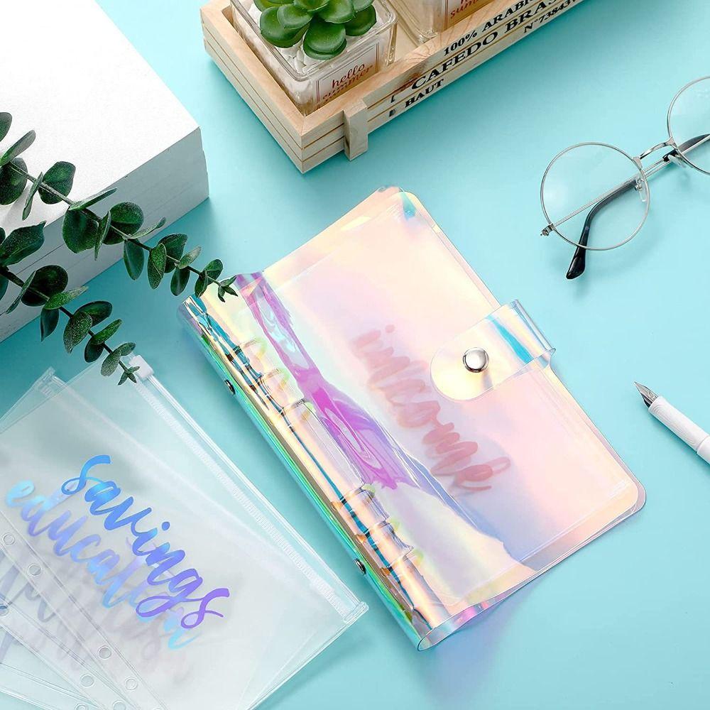 Bags Loose Leaf Pouch Notebook Binder Cash Envelope Savings Binder Zipper Folders Binder Pockets