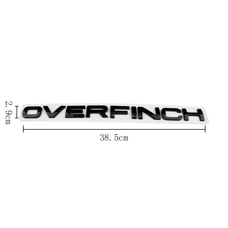 Автомобильные Хромированные ABS Наклейки Для Land Rover Range Rover Overfinch I322 Discovery Капот Багажник Буквы Логотип Эмблема Наклейки