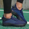 Fashion Women Sneakers Trendy Breathable  Comfortable Soft Running Shoes High - Quality Knit Upper Lace Up Tenis Feminino