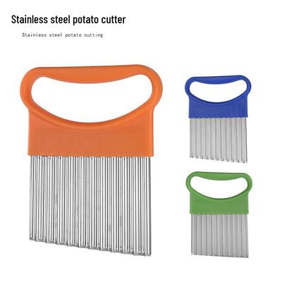 Волнистый нож для картофеля Langya из нержавеющей стали – Слайсер для картофеля фри, кухонный гаджет.