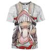 Футболки с аниме Made In Abyss, уличная одежда с 3D принтом, мужская и женская модная футболка, футболки большого размера для милых девушек, топы, рубашка унисекс