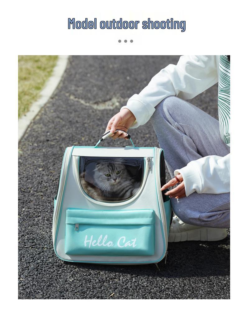 Versatile Extra-Large Pet Backpack for Cats & Dogs - Convenient, Portable, and Spacious for Outings