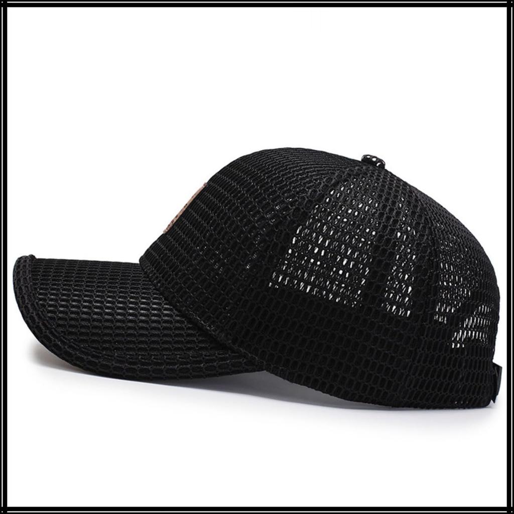 Летняя шляпа CZA142 [Белый Клык], Кепка, Шляпа, Для улицы, Сетчатая, Легкая, Дышащая, Простая, Стильная, Мужская, (Темно-серый)