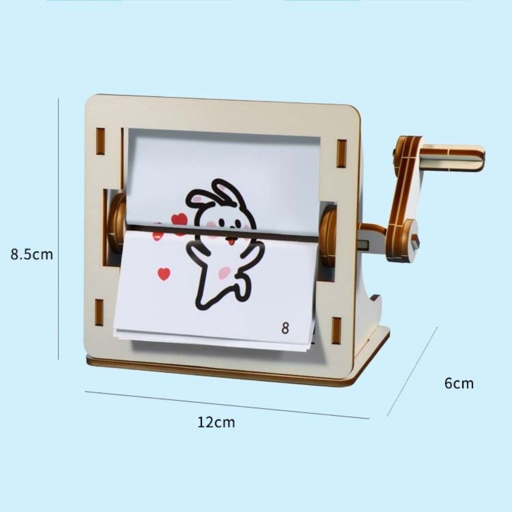 Learning Toy Hand Cranked Animation Assembly Science Experiment Toy Kids Toy