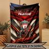 Custom Name Personalized LFC Print Blanket, Home Decor, Bedroom, Sofa, Camping, Couch, Gifts for Birthday Christmas
