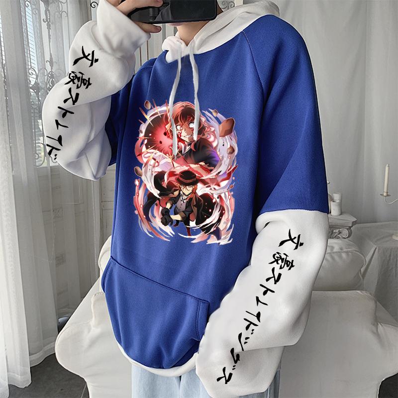 Bungou Stray Dogs Nakahara Chuuya аниме Harajuku для мужчин и женщин зимние толстовки с капюшоном в готическом стиле Люси Мод Монтгомери крутые толстовки с героями мультфильмов