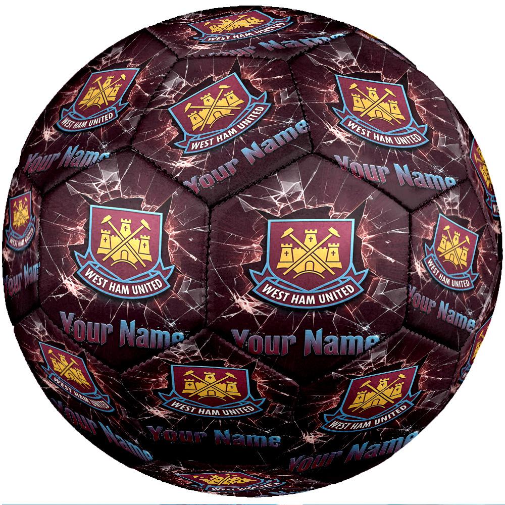 Футбольный мяч West Ham United FC, модный, размер 5, износостойкий, нескользящий, для спортивных тренировок и развлечений